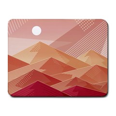 Mountains Sunset Landscape Nature Small Mousepad