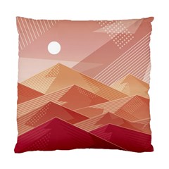 Mountains Sunset Landscape Nature Standard Cushion Case (one Side) by Cemarart