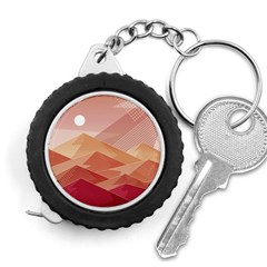 Mountains Sunset Landscape Nature Measuring Tape by Cemarart