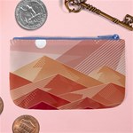 Mountains Sunset Landscape Nature Large Coin Purse Back