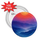 Valley Night Mountains 2.25  Buttons (100 pack)  Front