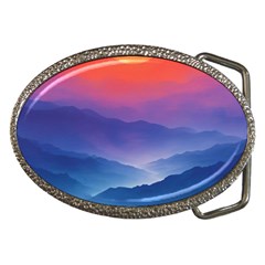 Valley Night Mountains Belt Buckles by Cemarart