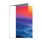 Valley Night Mountains Mini Greeting Cards (Pkg of 8) Right