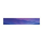 Valley Night Mountains Premium Plush Fleece Scarf (Mini) Front