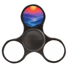 Valley Night Mountains Finger Spinner by Cemarart