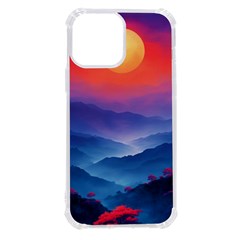 Valley Night Mountains Iphone 13 Pro Max Tpu Uv Print Case by Cemarart