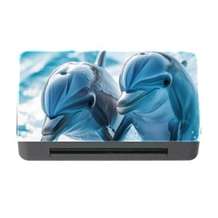 Dolphin Swimming Sea Ocean Memory Card Reader With Cf by Cemarart