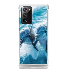 Dolphin Swimming Sea Ocean Samsung Galaxy Note 20 Ultra Tpu Uv Case by Cemarart