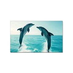 Dolphin Sea Ocean Sticker (rectangular) by Cemarart