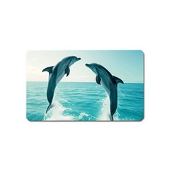 Dolphin Sea Ocean Magnet (name Card) by Cemarart