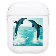 Dolphin Sea Ocean Soft Tpu Airpods 1/2 Case by Cemarart