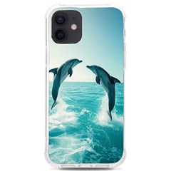 Dolphin Sea Ocean Iphone 12/12 Pro Tpu Uv Print Case by Cemarart