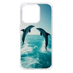 Dolphin Sea Ocean iPhone 14 Pro TPU UV Print Case Front