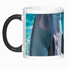 Dolphins Sea Ocean Morph Mug by Cemarart