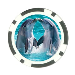 Dolphins Sea Ocean Poker Chip Card Guard (10 Pack) by Cemarart