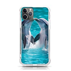 Dolphins Sea Ocean Iphone 11 Pro 5 8 Inch Tpu Uv Print Case by Cemarart