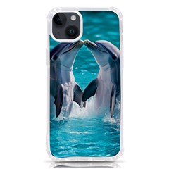 Dolphins Sea Ocean Iphone 14 Plus Tpu Uv Print Case by Cemarart