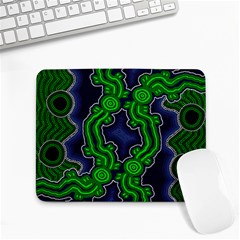 Authentic Aboriginal Art - After The Rain Small Mousepad by hogartharts