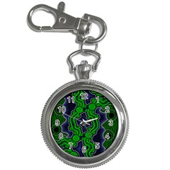 Authentic Aboriginal Art - After The Rain Key Chain Watches by hogartharts