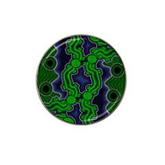 Authentic Aboriginal Art - After The Rain Hat Clip Ball Marker (4 Pack)