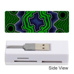 Authentic Aboriginal Art - After The Rain Memory Card Reader (stick) by hogartharts