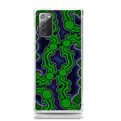 Authentic Aboriginal Art - After The Rain Samsung Galaxy Note 20 Tpu Uv Case by hogartharts