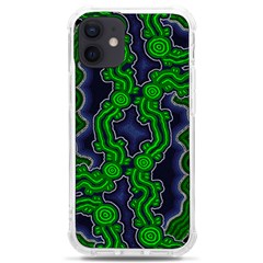 Authentic Aboriginal Art - After The Rain Iphone 12 Mini Tpu Uv Print Case	 by hogartharts