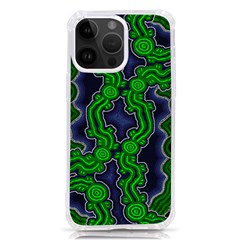 Authentic Aboriginal Art - After The Rain Iphone 14 Pro Max Tpu Uv Print Case by hogartharts