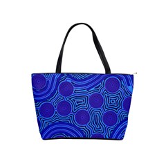 Authentic Aboriginal Art - Rivers Around Us Classic Shoulder Handbag by hogartharts