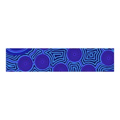 Authentic Aboriginal Art - Rivers Around Us Velvet Scrunchie by hogartharts