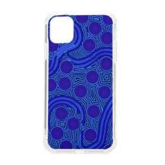 Authentic Aboriginal Art - Rivers Around Us Iphone 11 Tpu Uv Print Case by hogartharts