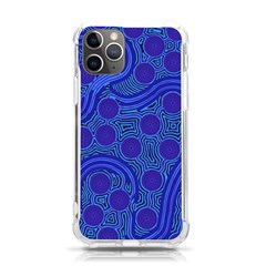 Authentic Aboriginal Art - Rivers Around Us Iphone 11 Pro 5 8 Inch Tpu Uv Print Case by hogartharts