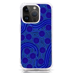 Authentic Aboriginal Art - Rivers Around Us Iphone 14 Pro Tpu Uv Print Case by hogartharts