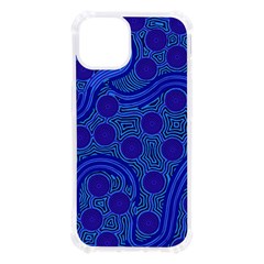 Authentic Aboriginal Art - Rivers Around Us Iphone 13 Tpu Uv Print Case by hogartharts