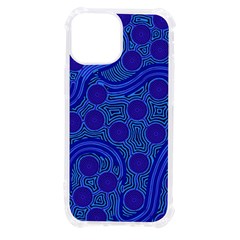 Authentic Aboriginal Art - Rivers Around Us Iphone 13 Mini Tpu Uv Print Case by hogartharts