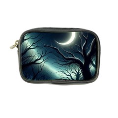 Moon Moonlit Forest Fantasy Midnight Coin Purse by Cemarart