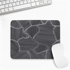 Authentic Aboriginal Art - Farm Lands 4 Small Mousepad by hogartharts