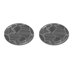 Authentic Aboriginal Art - Farm Lands 4 Cufflinks (oval) by hogartharts