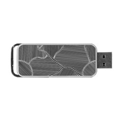 Authentic Aboriginal Art - Farm Lands 4 Portable Usb Flash (one Side) by hogartharts