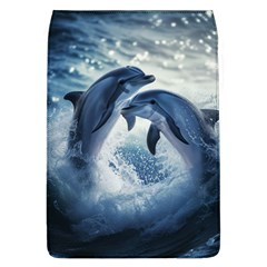 Dolphins Sea Ocean Water Removable Flap Cover (l)