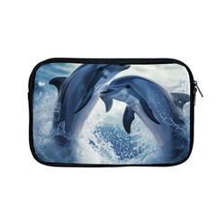 Dolphins Sea Ocean Water Apple Macbook Pro 13  Zipper Case by Cemarart