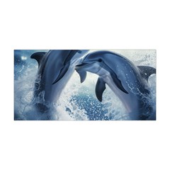 Dolphins Sea Ocean Water Yoga Headband by Cemarart