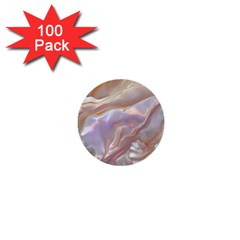 Silk Waves Abstract 1  Mini Buttons (100 Pack)  by Cemarart