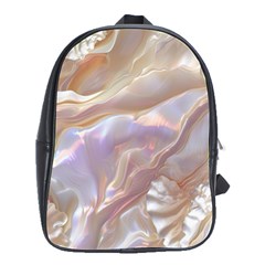 Silk Waves Abstract School Bag (large) by Cemarart