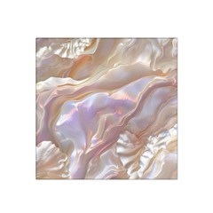 Silk Waves Abstract Satin Bandana Scarf 22  X 22  by Cemarart