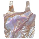 Silk Waves Abstract Full Print Recycle Bag (XXXL) Front