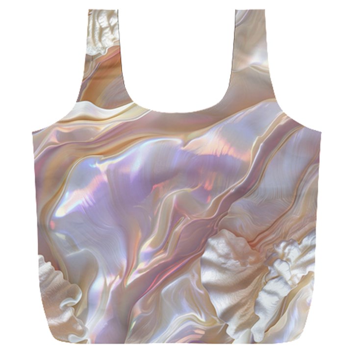 Silk Waves Abstract Full Print Recycle Bag (XXXL)