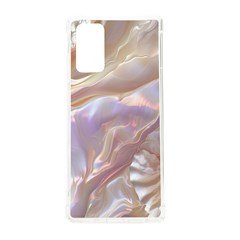 Silk Waves Abstract Samsung Galaxy Note 20 Tpu Uv Case by Cemarart