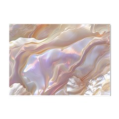 Silk Waves Abstract Crystal Sticker (a4) by Cemarart