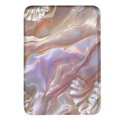 Silk Waves Abstract Rectangular Glass Fridge Magnet (4 Pack) by Cemarart